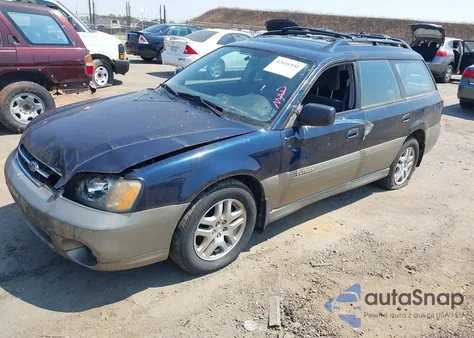 2002 Subaru Outback z USA, uszkodzony, nr VIN 4S3BH665927618628